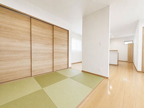 3帖の畳コーナー（AIによる画像処理を行っております）