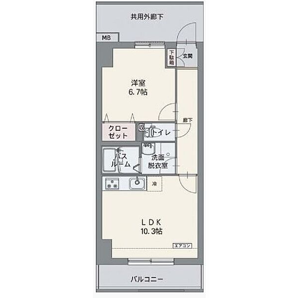 同じ建物の物件間取り写真 - ID:222017033307