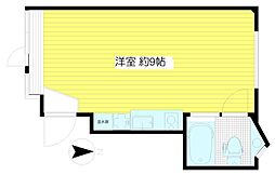 コートきらら ワンルームの間取図画像