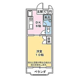 間取図画像 1DK