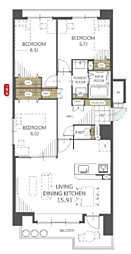 間取図画像 3LDK