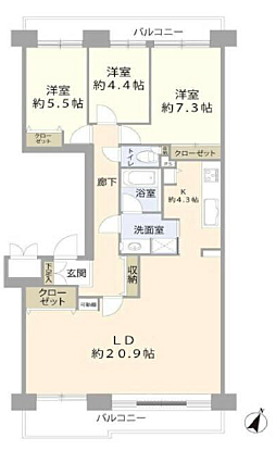 間取り：301000113062