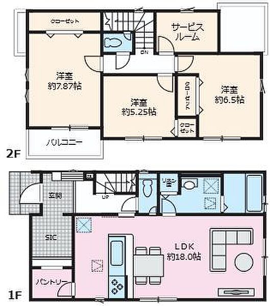 間取りを拡大表示