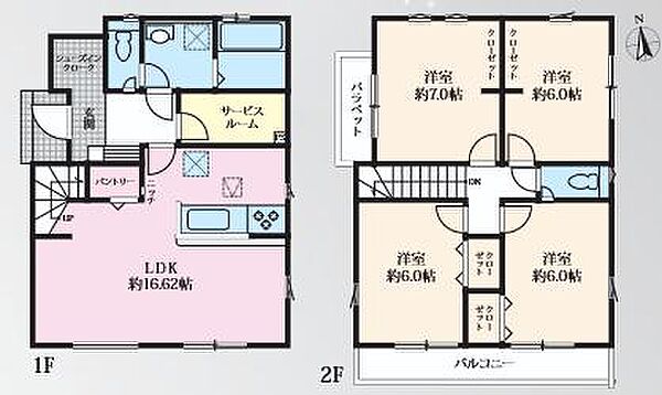 間取りを拡大表示