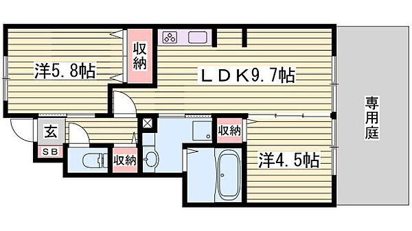 同じ建物の物件間取り写真 - ID:228047740193