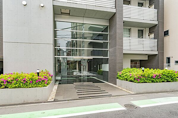 マンション入口