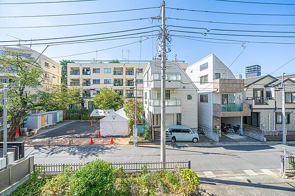 バルコニーからの眺望写真（北西側）