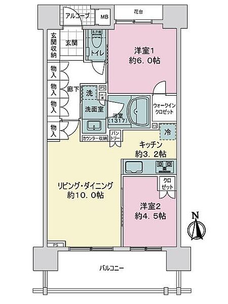 間取りを拡大表示