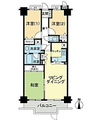 マージュ高幡不動 3LDKの間取り