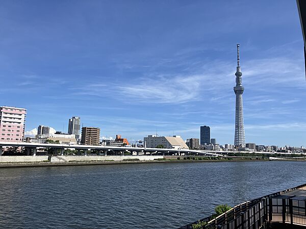 バルコニー南東側の眺望（眺望は永続的に保証されるものではございません）