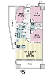 ダイアパレス小岩 3LDKの間取図画像