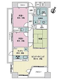ライオンズステーションプラザ西千葉 3LDKの間取り