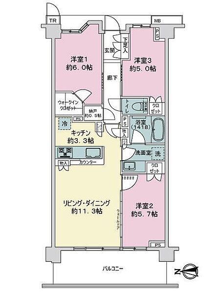 間取り：314002532262
