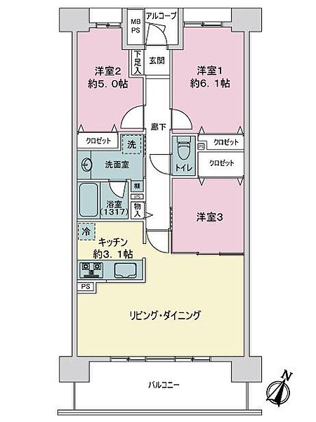 間取り：312001327865