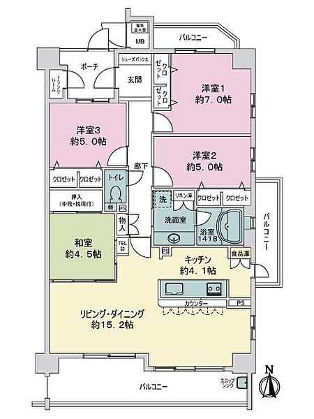 間取り：323000455195