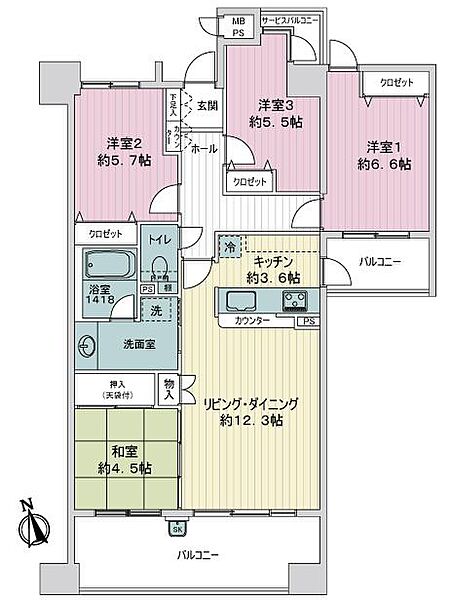 間取り：323000491175
