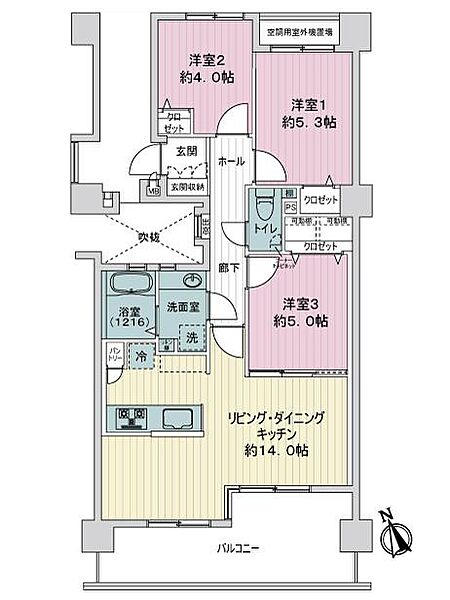 間取り：323000534634