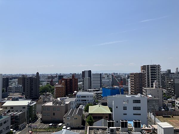 西側バルコニーからの西側眺望。バルコニーからの眺望は永続的に保証されるものではありません