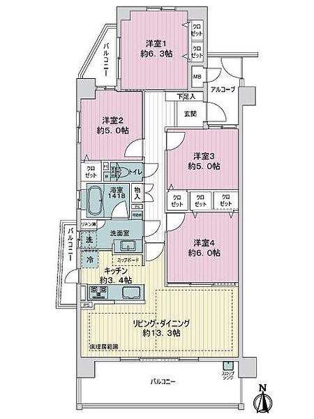 間取り：323000534854