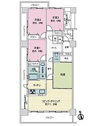 ライオンズマンション上前津第2 4LDKの間取図画像