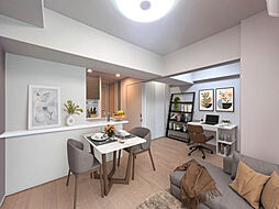 ソルティア天満橋駅前 2LDKのリビング/ダイニング