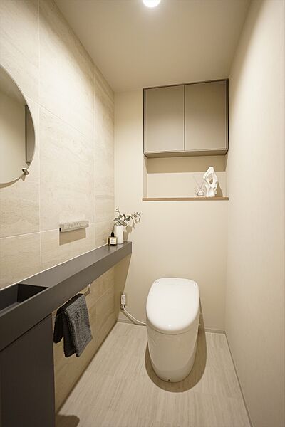 トイレには手洗い場がついています。