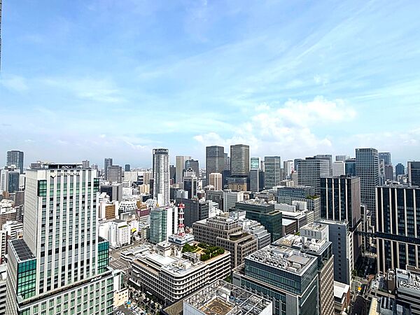 バルコニーから北西側の眺望