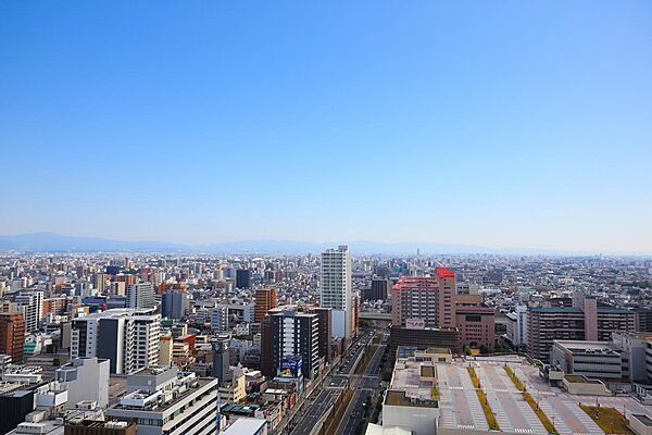 南側バルコニーからの眺望です（眺望は永続的に保証されるものではありません）