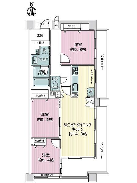 間取り：304000325754