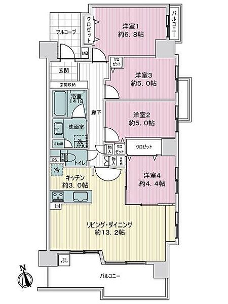 間取り：304000341243