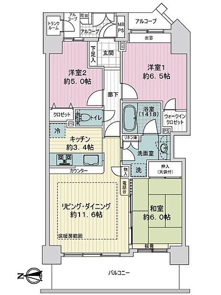間取り：304000351847