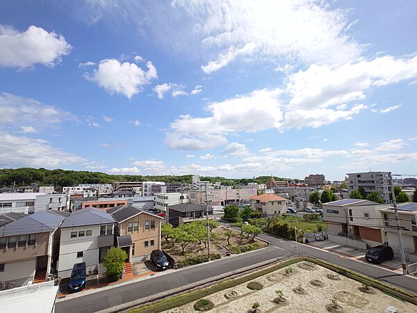 南側バルコニーから南側の眺望