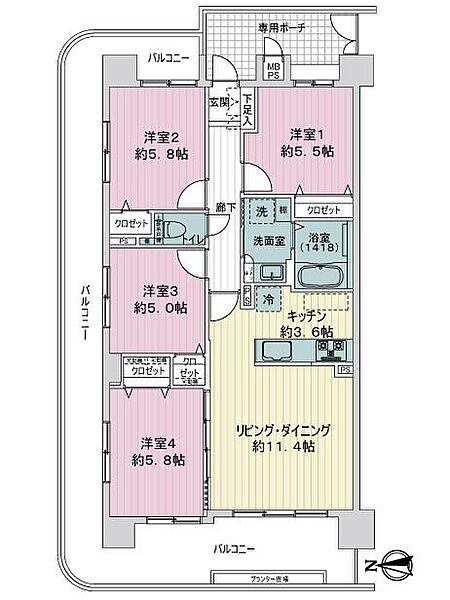 間取り：323000517182