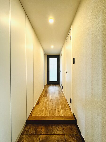 デッドスペースとなる廊下の面積が少ないためお部屋全体を広く活用できる間取り。