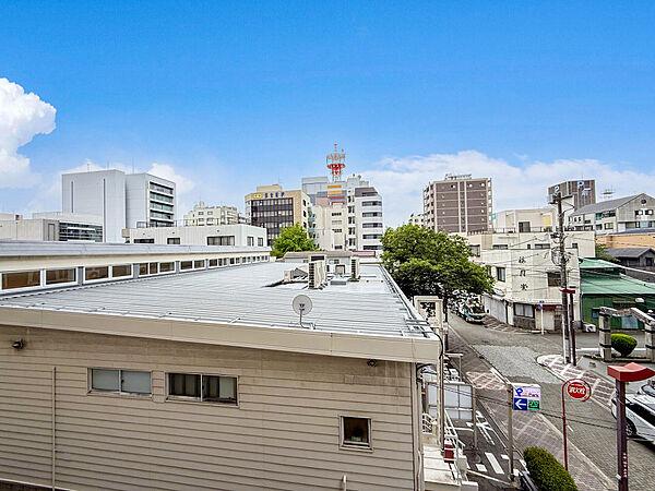 南側バルコニーから南側を望む眺望（眺望は永続的に保証されるものではありません）