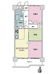 ライオンズマンション五日市 3LDKの間取り