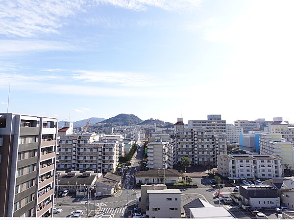南東向きバルコニーからの眺望です