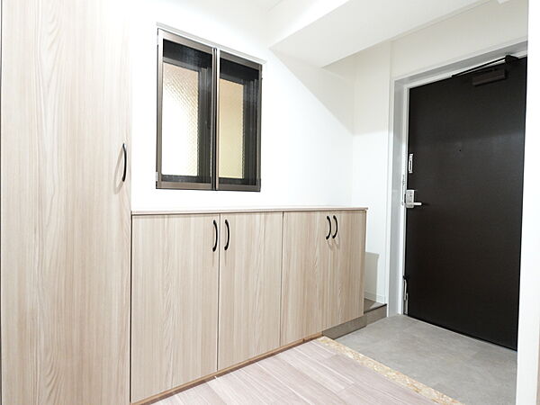 充実した玄関収納