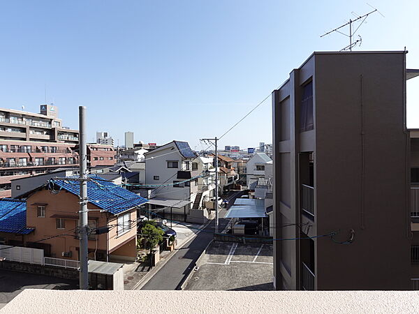 バルコニーからの眺望　　眺望は、永久的に保証されるものではございません。