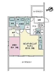 間取図画像 1LDK