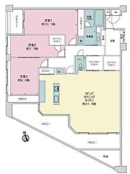 間取図画像 3LDK