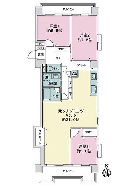 間取りを拡大表示