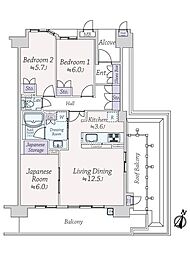 間取図画像 3LDK