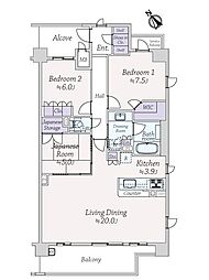 間取図画像 3LDK