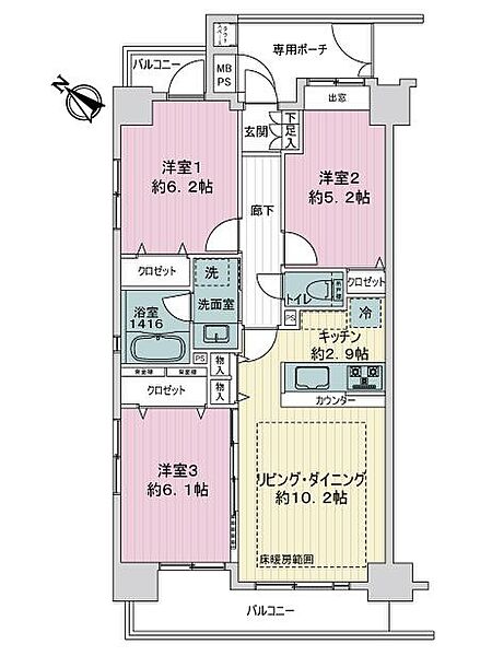 間取り：311002423212