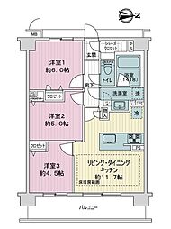 間取図画像 3LDK