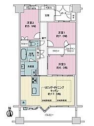間取図画像 3LDK