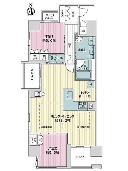 間取り：326000228940