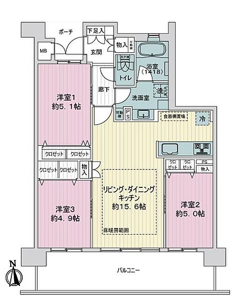 間取り：326000266849