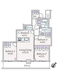 間取図画像 3LDK